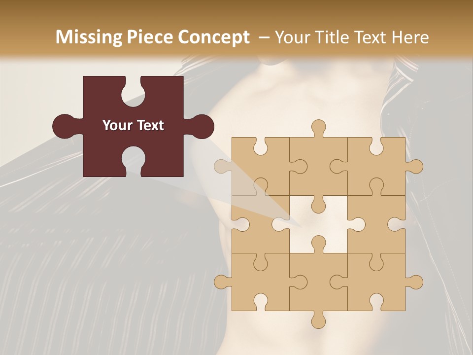 Shot Clothing Lifestyles PowerPoint Template