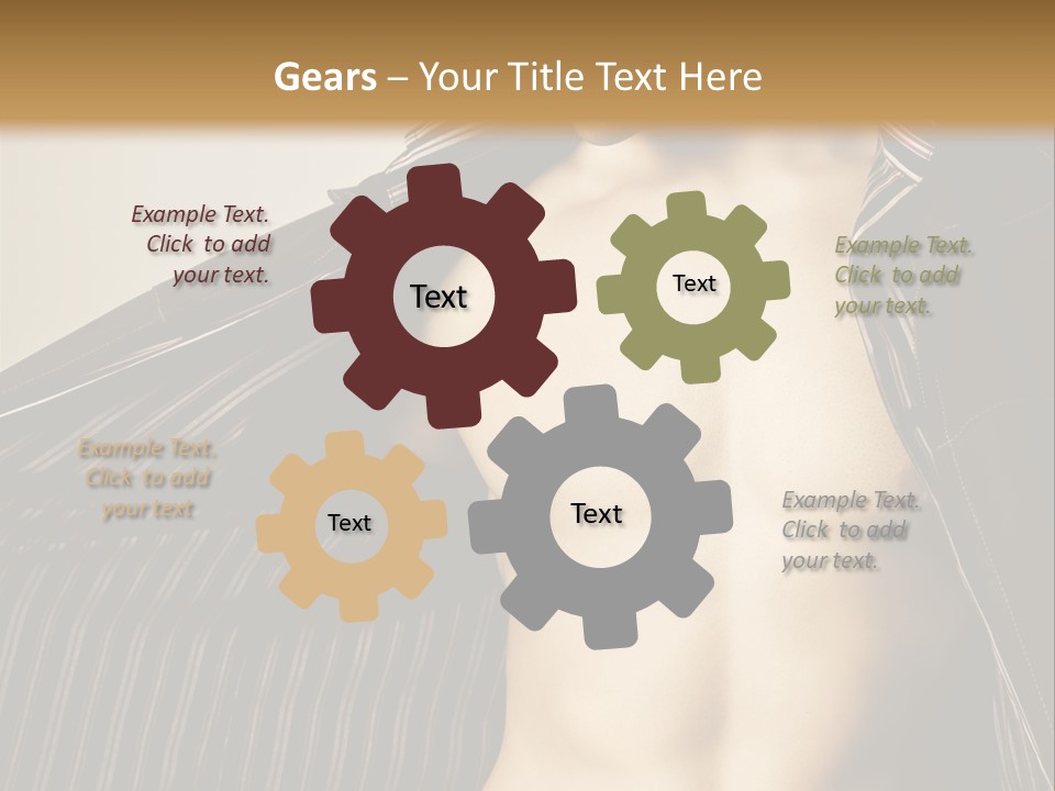 Shot Clothing Lifestyles PowerPoint Template