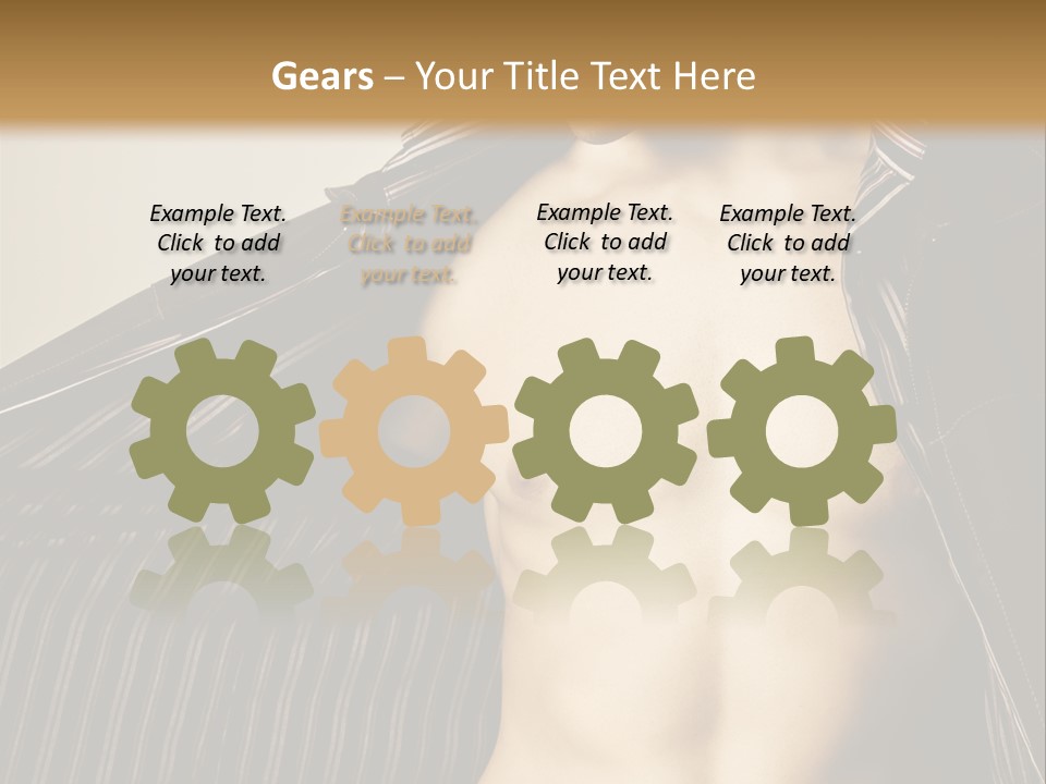 Shot Clothing Lifestyles PowerPoint Template