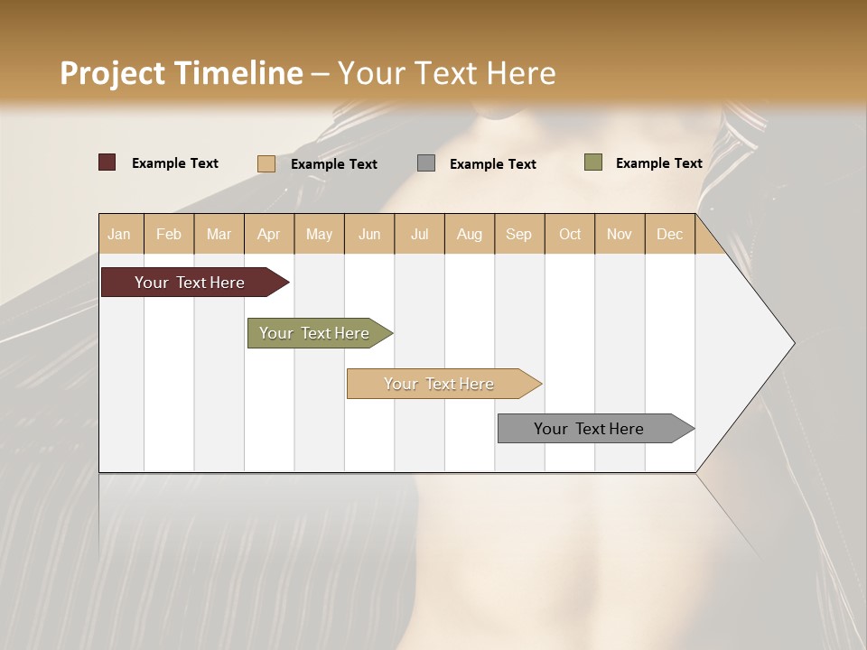 Shot Clothing Lifestyles PowerPoint Template