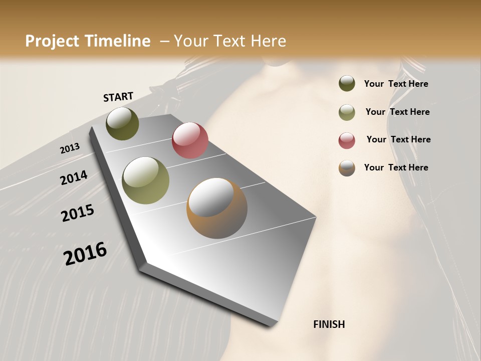 Shot Clothing Lifestyles PowerPoint Template