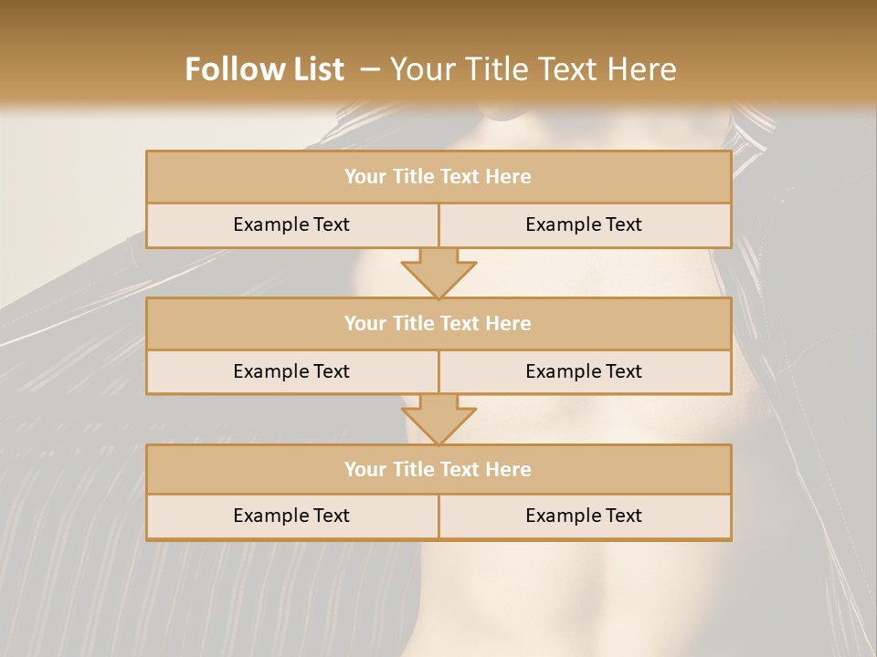 Shot Clothing Lifestyles PowerPoint Template