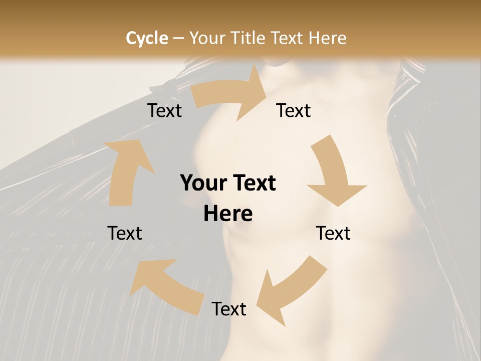 Shot Clothing Lifestyles PowerPoint Template