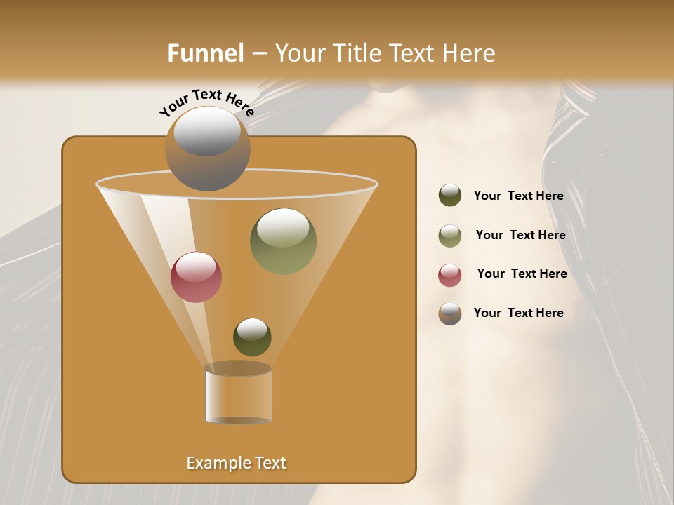 Shot Clothing Lifestyles PowerPoint Template