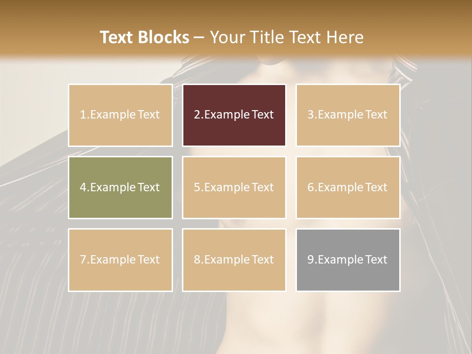 Shot Clothing Lifestyles PowerPoint Template