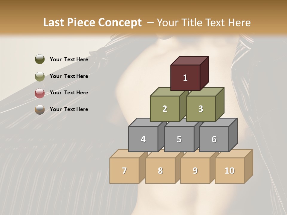 Shot Clothing Lifestyles PowerPoint Template