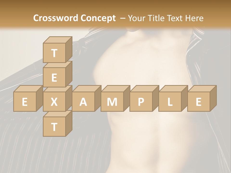 Shot Clothing Lifestyles PowerPoint Template