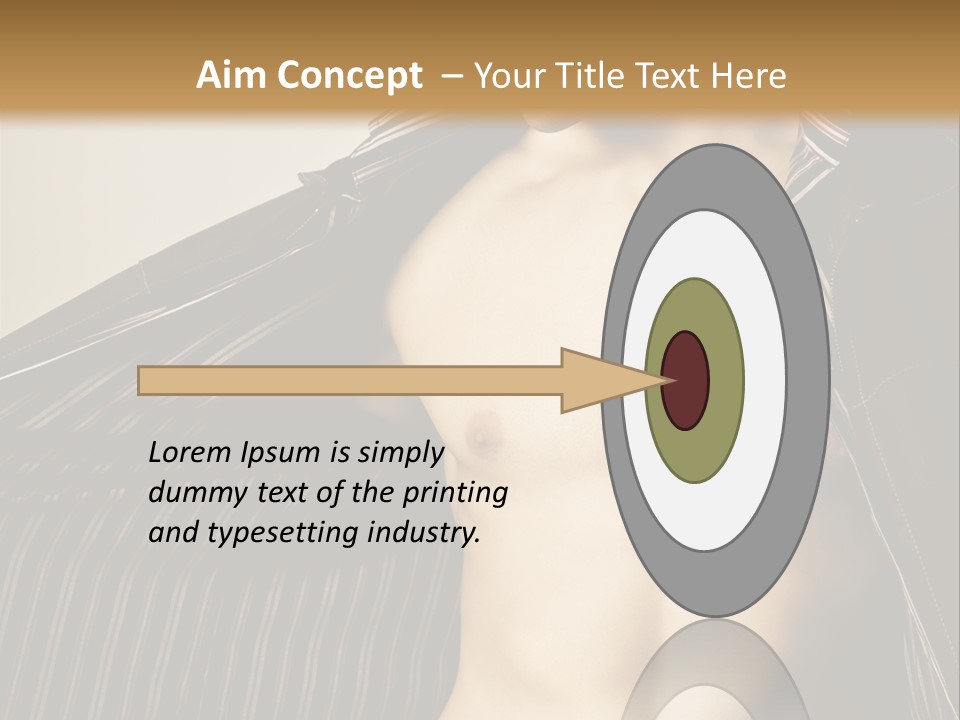 Shot Clothing Lifestyles PowerPoint Template