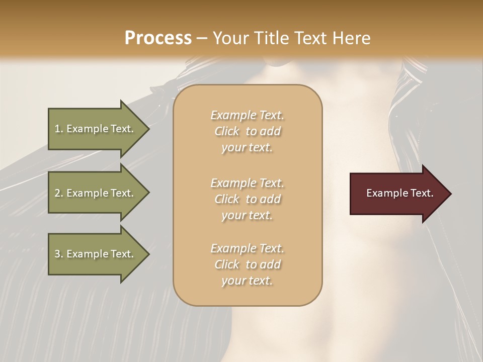 Shot Clothing Lifestyles PowerPoint Template