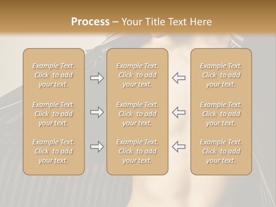 Shot Clothing Lifestyles PowerPoint Template