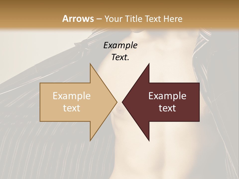 Shot Clothing Lifestyles PowerPoint Template