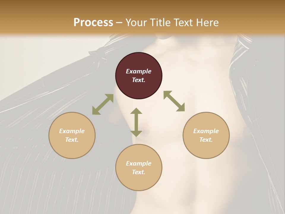 Shot Clothing Lifestyles PowerPoint Template