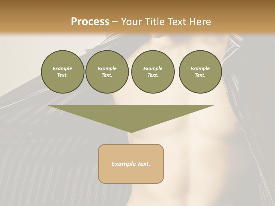 Shot Clothing Lifestyles PowerPoint Template