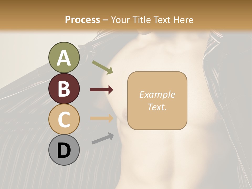 Shot Clothing Lifestyles PowerPoint Template