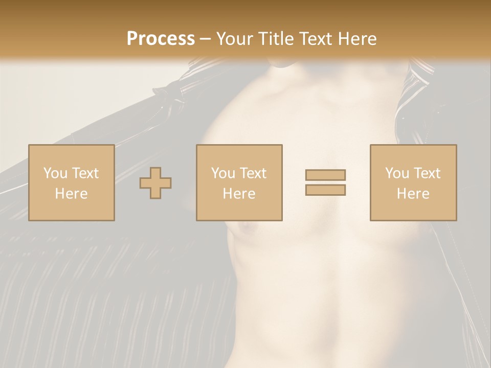 Shot Clothing Lifestyles PowerPoint Template