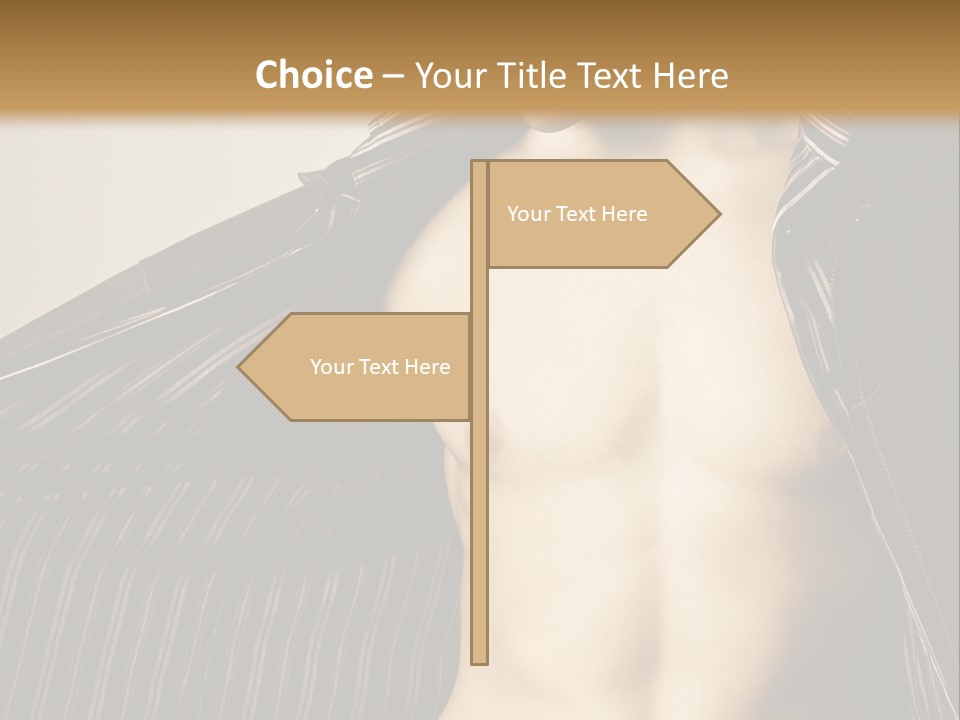Shot Clothing Lifestyles PowerPoint Template