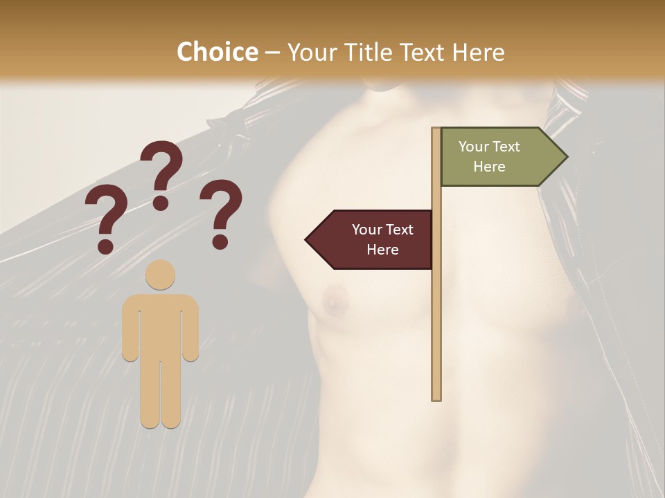 Shot Clothing Lifestyles PowerPoint Template