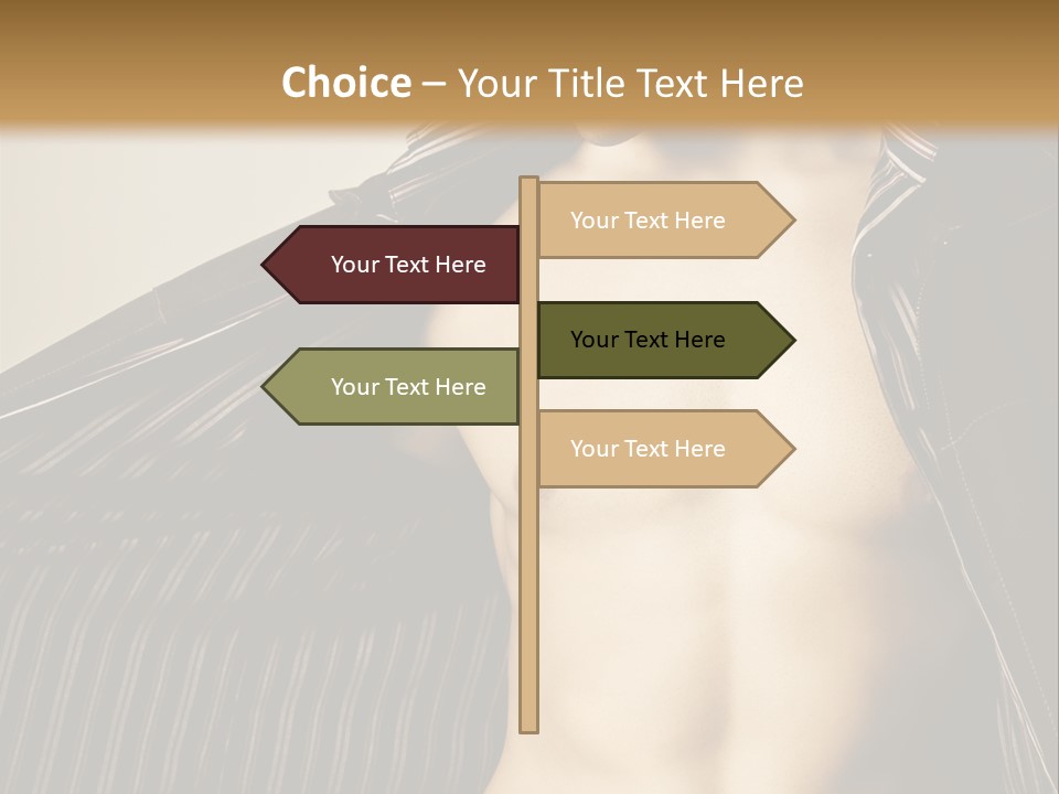 Shot Clothing Lifestyles PowerPoint Template
