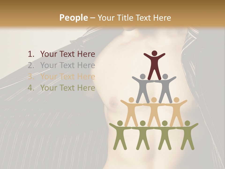 Shot Clothing Lifestyles PowerPoint Template