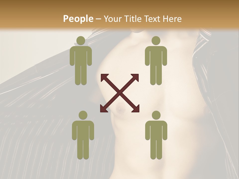 Shot Clothing Lifestyles PowerPoint Template