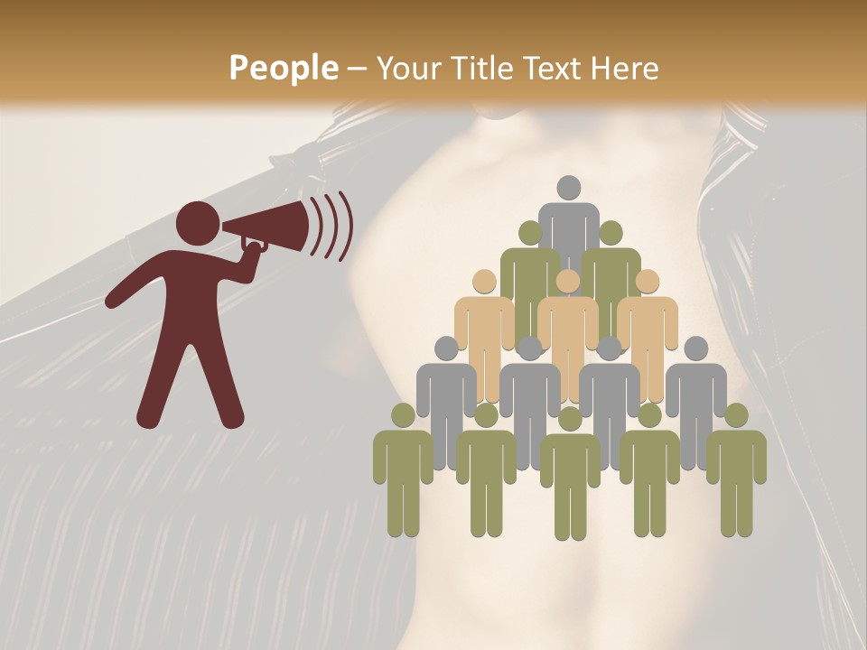 Shot Clothing Lifestyles PowerPoint Template