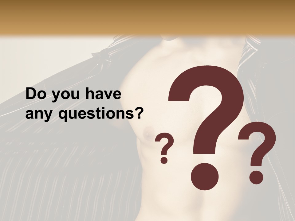 Shot Clothing Lifestyles PowerPoint Template