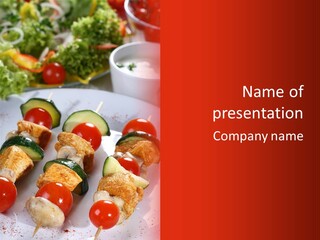 Stick Fervent Delicious PowerPoint Template
