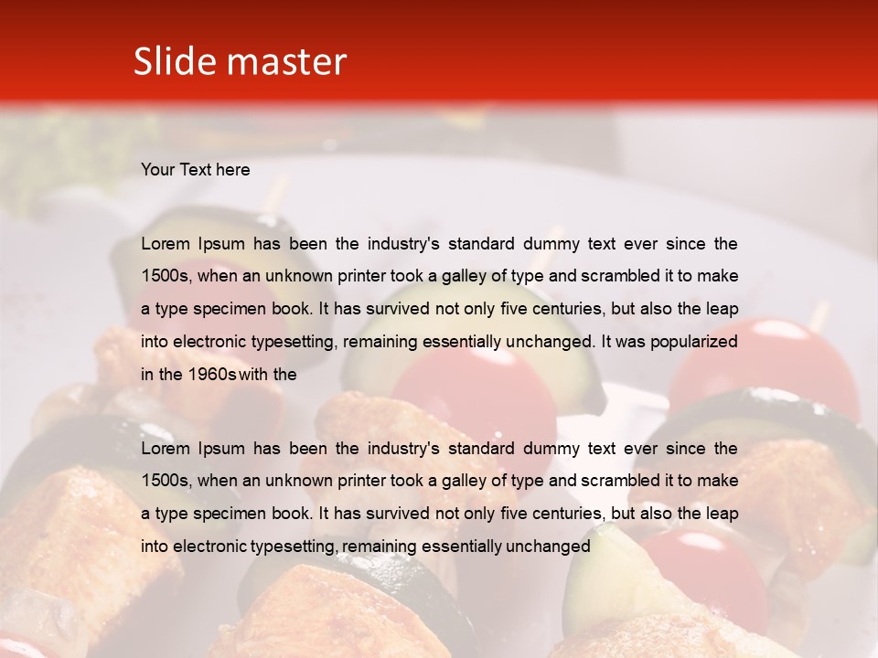 Stick Fervent Delicious PowerPoint Template