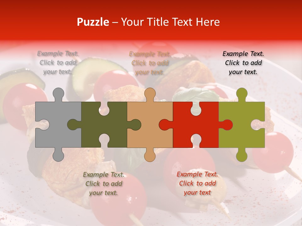 Fervent Greek Kebob PowerPoint Template