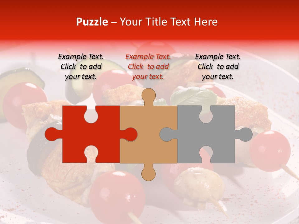 Fervent Greek Kebob PowerPoint Template