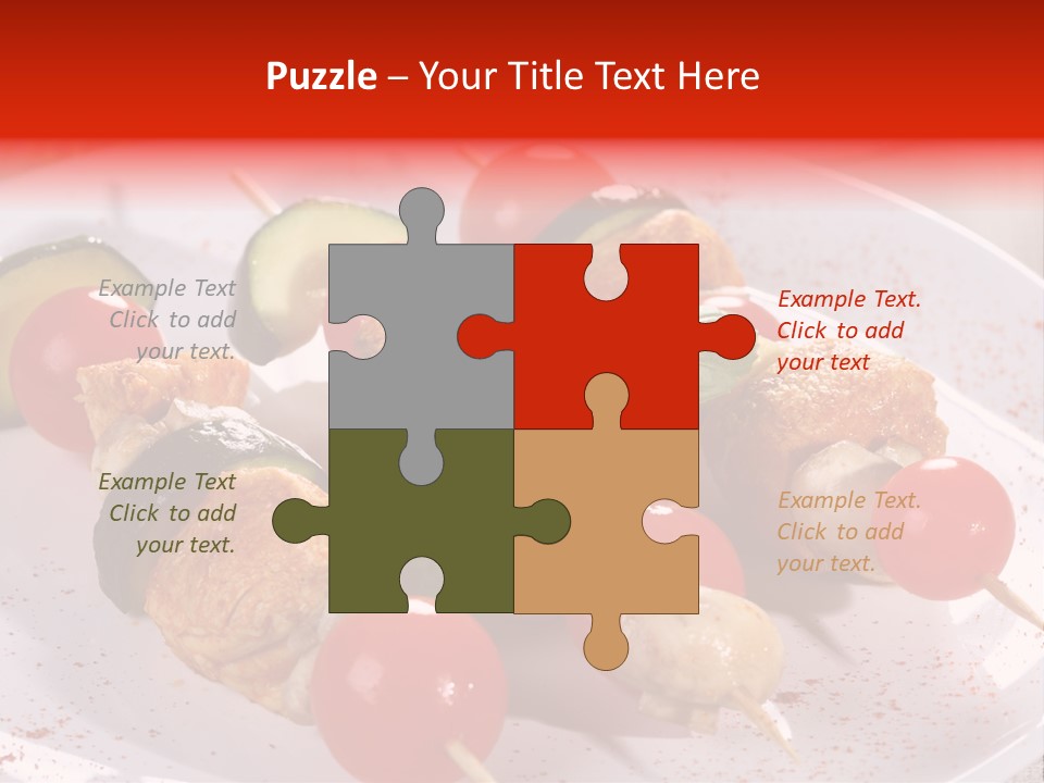 Fervent Greek Kebob PowerPoint Template