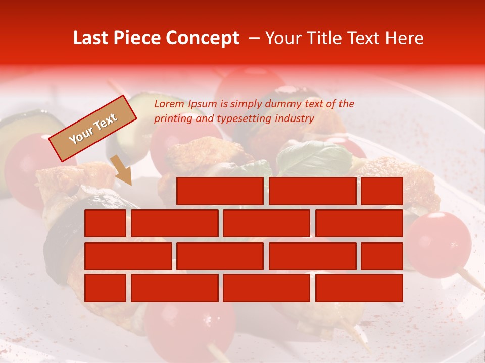 Fervent Greek Kebob PowerPoint Template