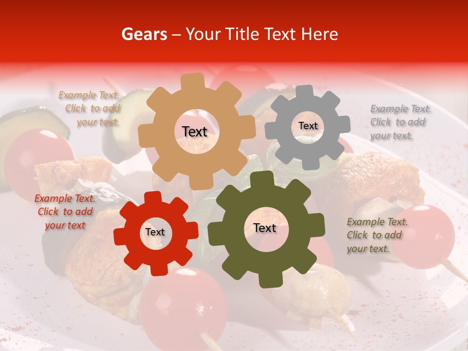 Fervent Greek Kebob PowerPoint Template