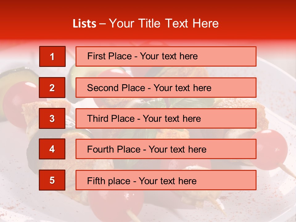Fervent Greek Kebob PowerPoint Template