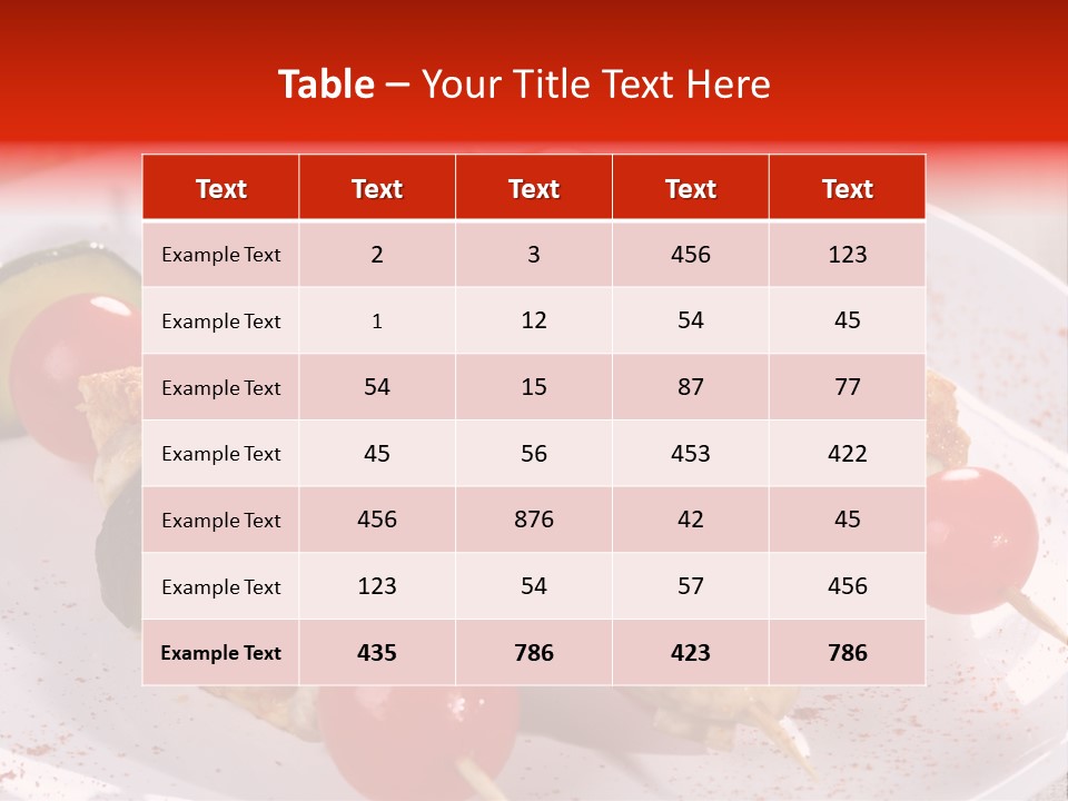 Fervent Greek Kebob PowerPoint Template