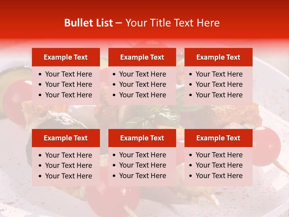 Fervent Greek Kebob PowerPoint Template