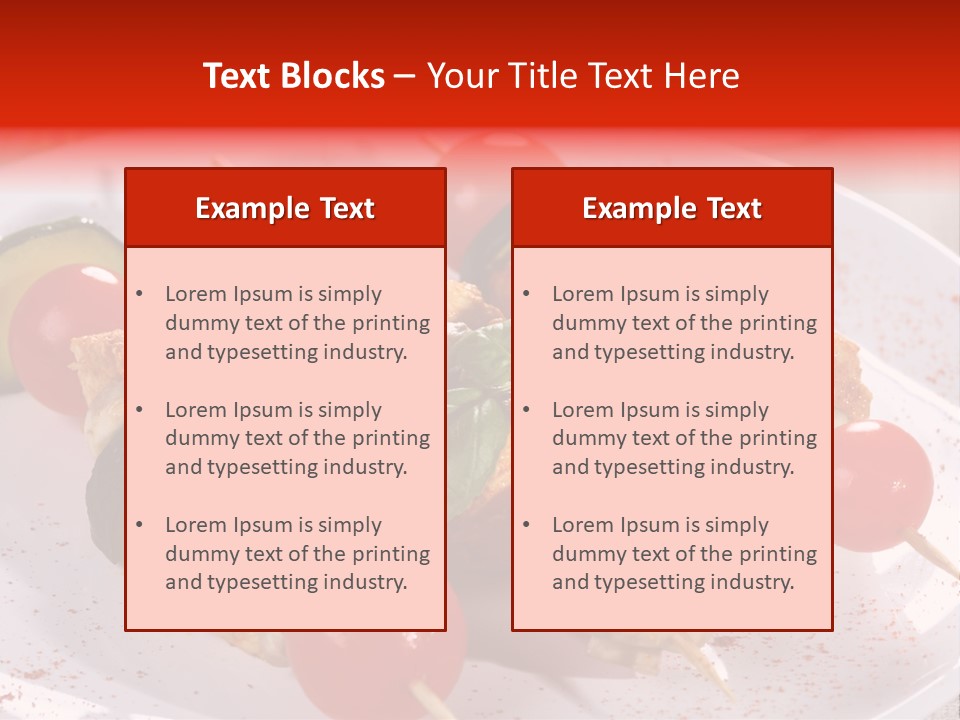 Fervent Greek Kebob PowerPoint Template