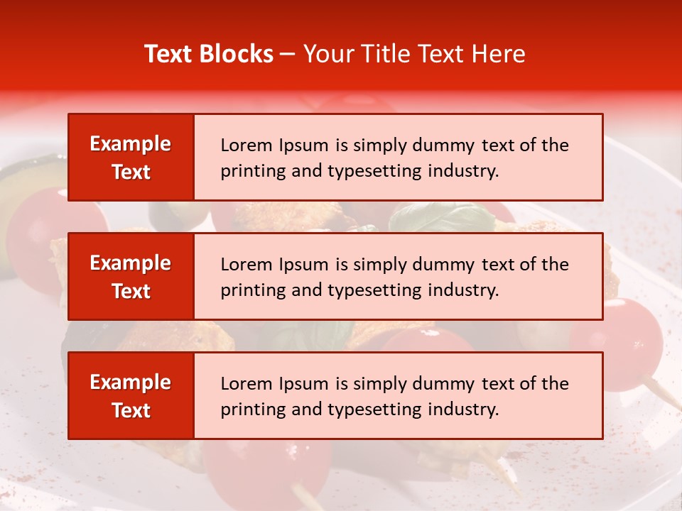 Fervent Greek Kebob PowerPoint Template