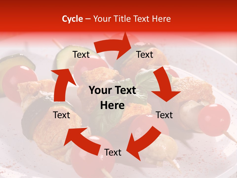 Fervent Greek Kebob PowerPoint Template