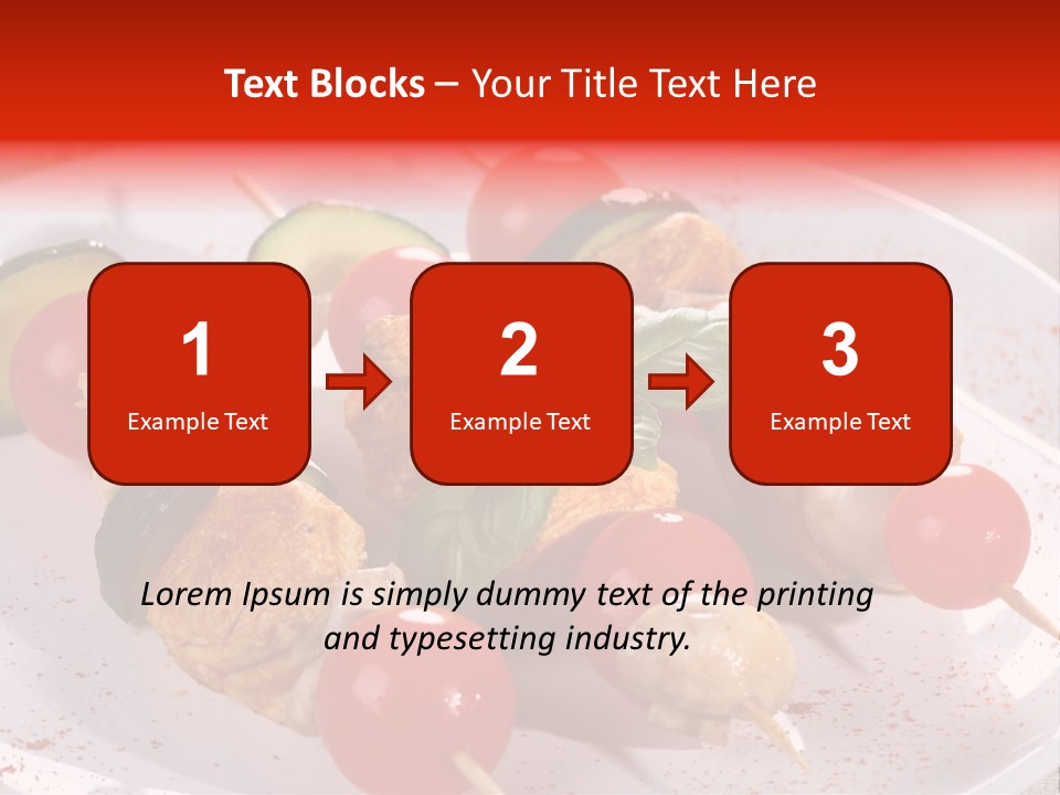 Fervent Greek Kebob PowerPoint Template