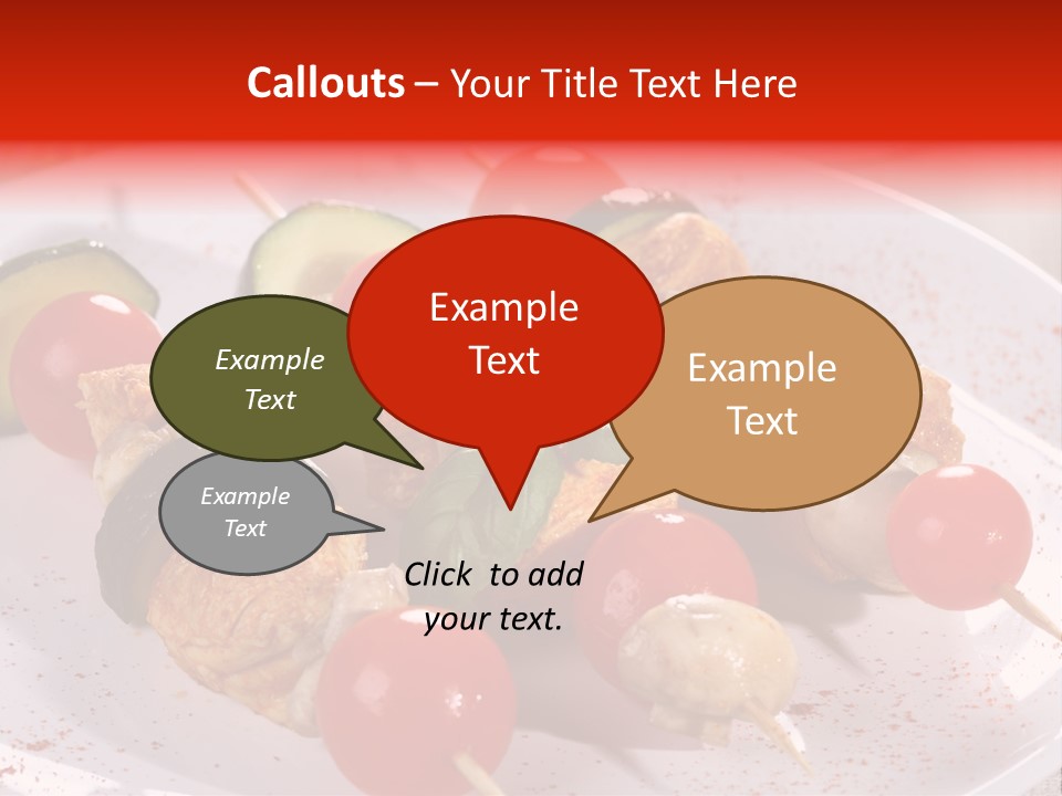 Fervent Greek Kebob PowerPoint Template