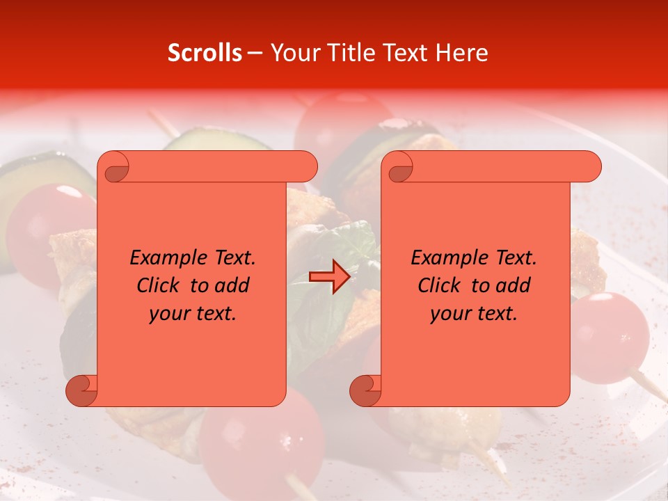 Fervent Greek Kebob PowerPoint Template