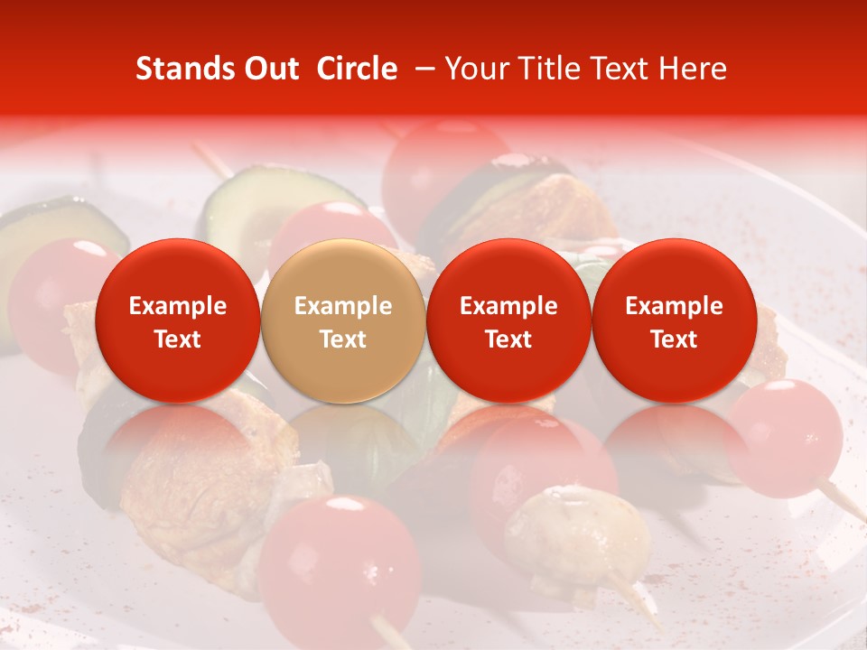 Fervent Greek Kebob PowerPoint Template