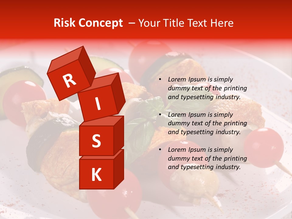 Fervent Greek Kebob PowerPoint Template