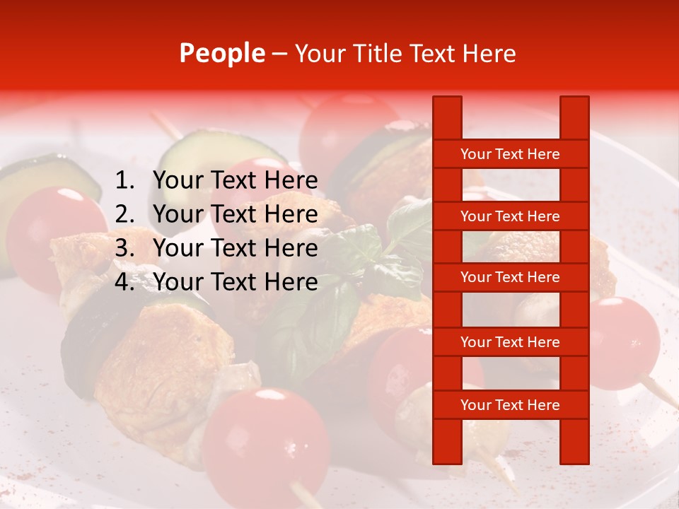 Fervent Greek Kebob PowerPoint Template