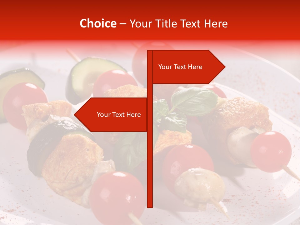 Fervent Greek Kebob PowerPoint Template