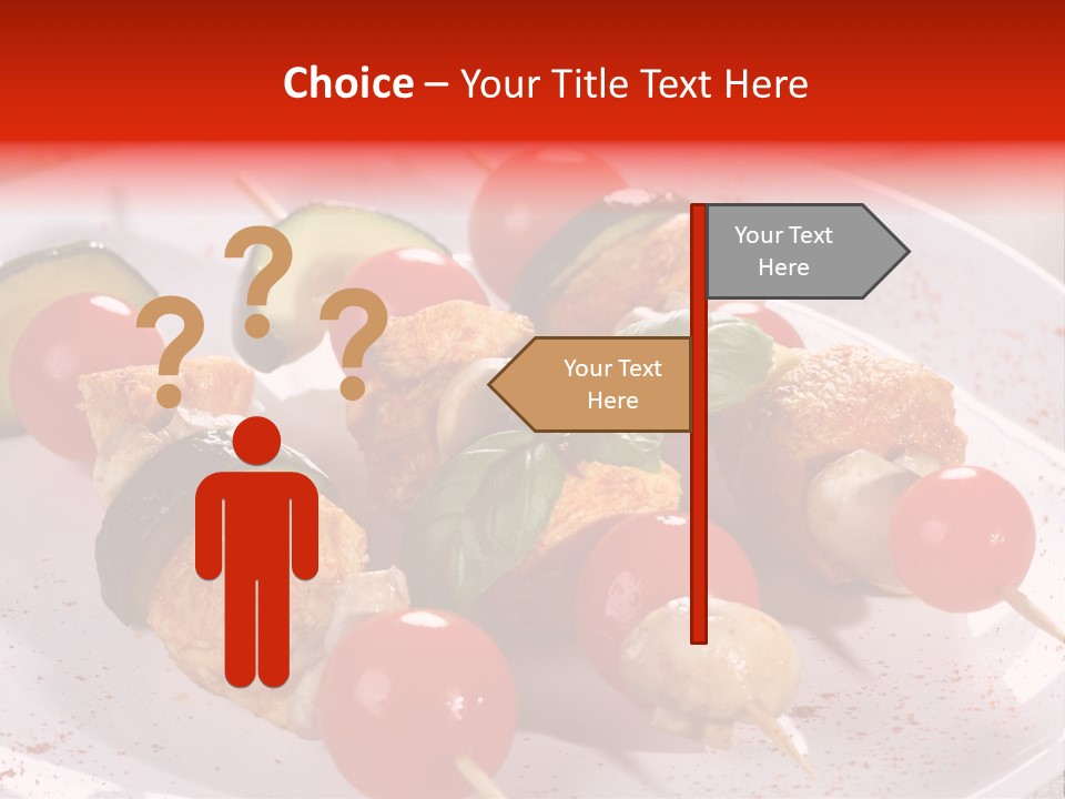 Fervent Greek Kebob PowerPoint Template