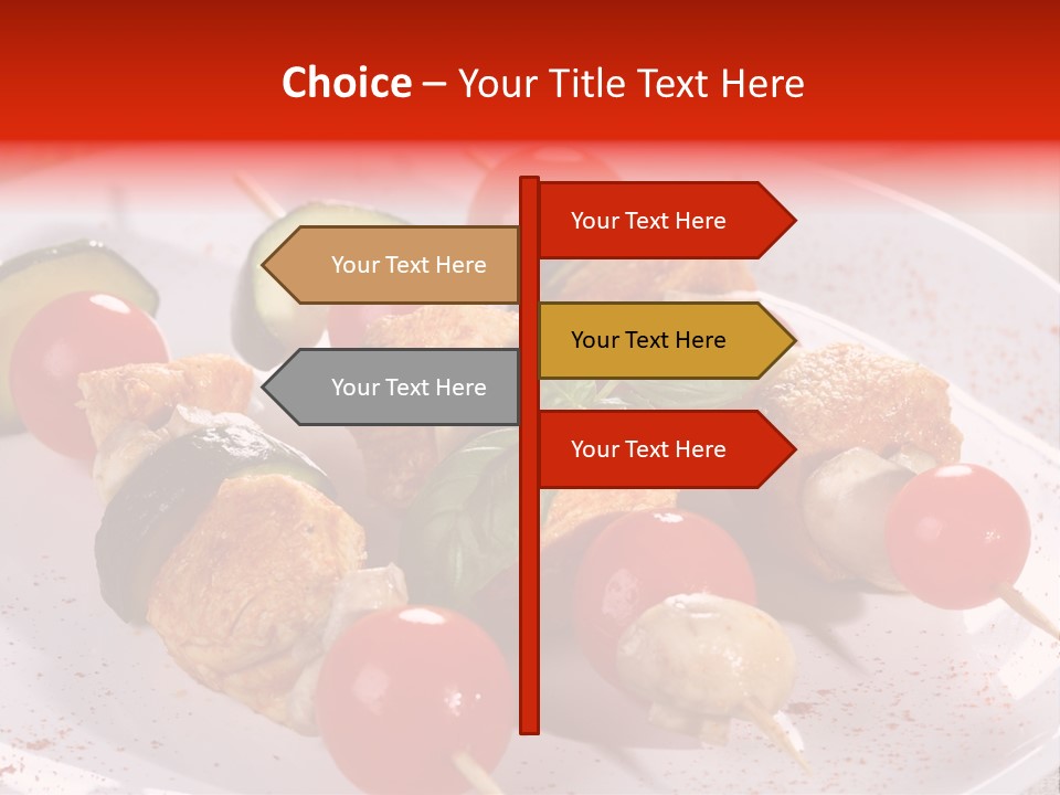 Fervent Greek Kebob PowerPoint Template