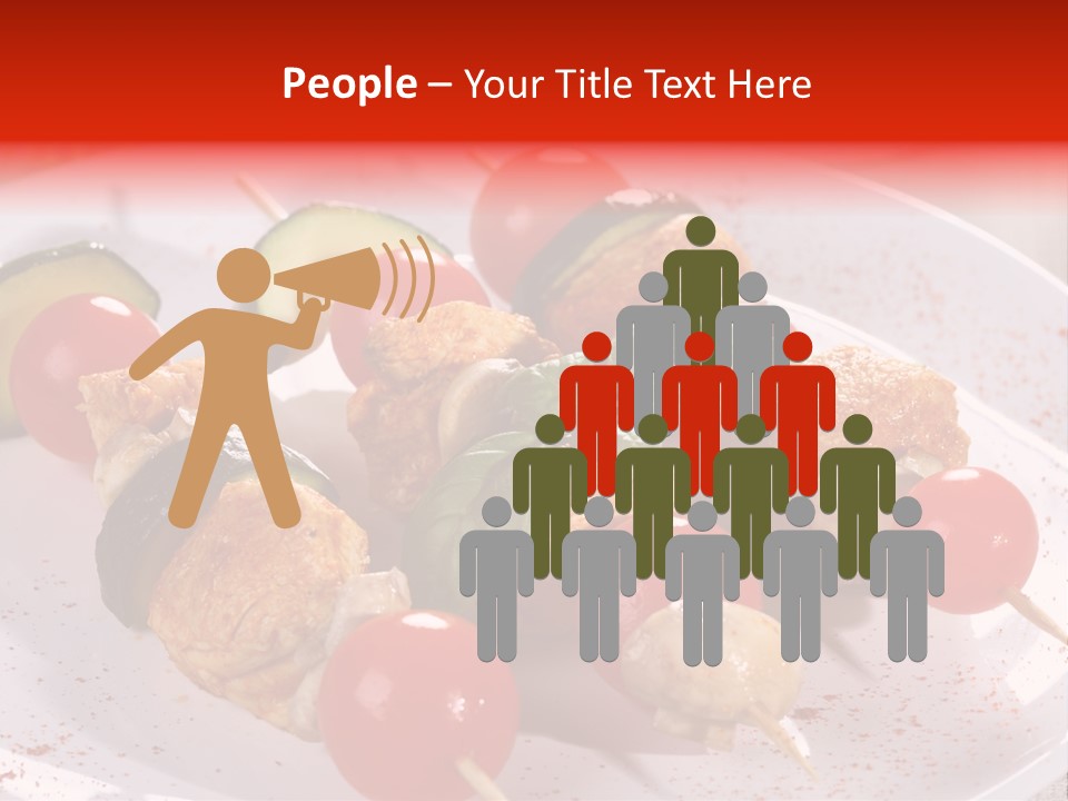 Fervent Greek Kebob PowerPoint Template