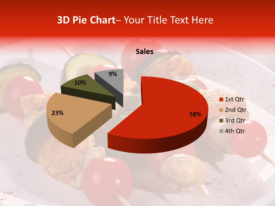 Fervent Greek Kebob PowerPoint Template